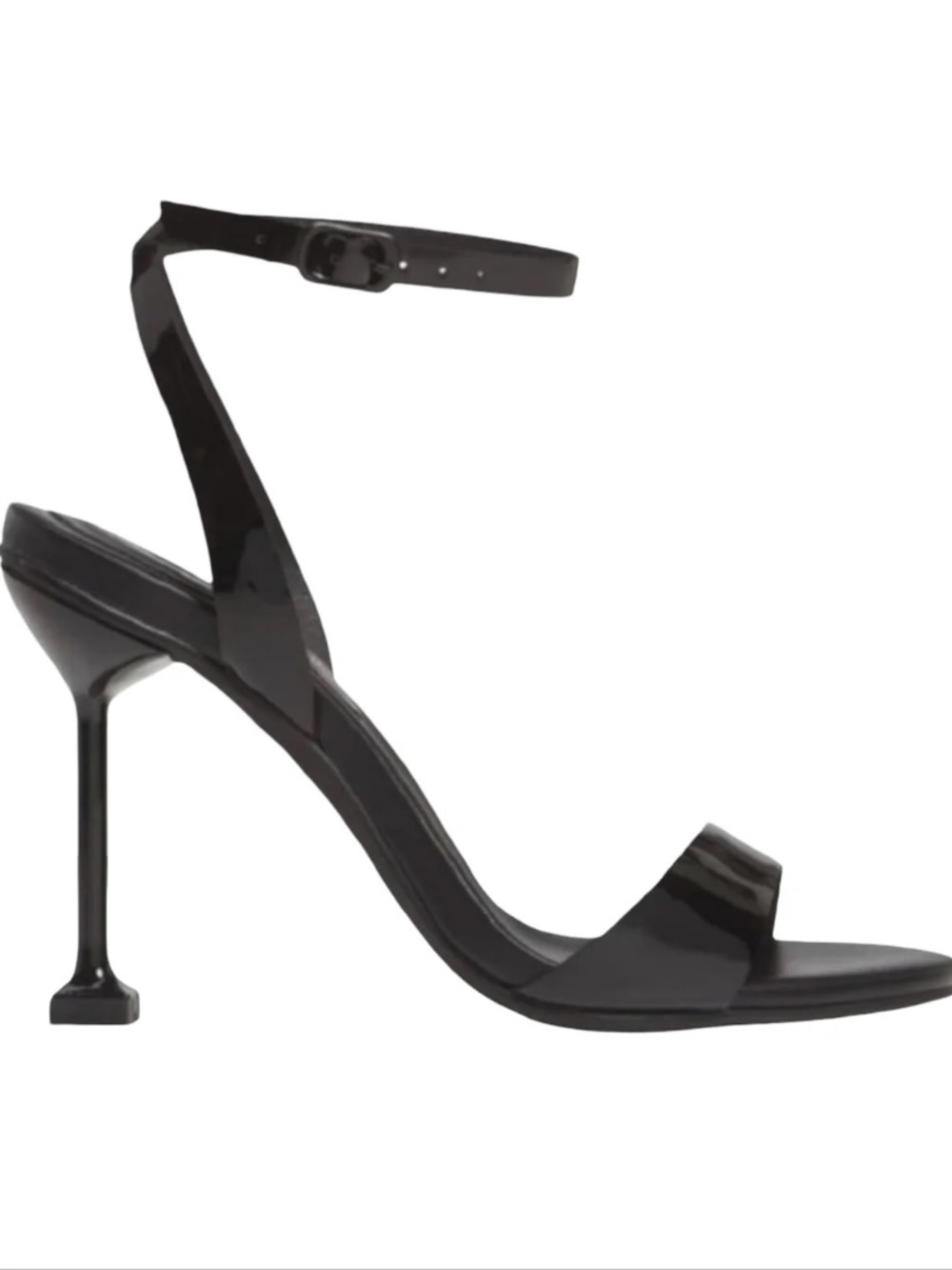 Jeffrey Campbell Black Angelic Ankle Strap Sandal Heels 10